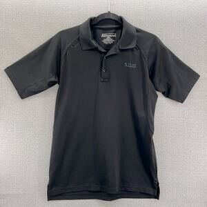 5.11 Tactical Series Men’s Black‎ Polyester Performance Polo Shirt Size Small
